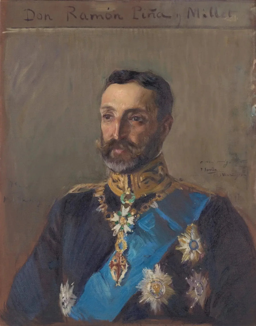Retrato de Don Ramón Piña y Millet - Joaquín Sorolla