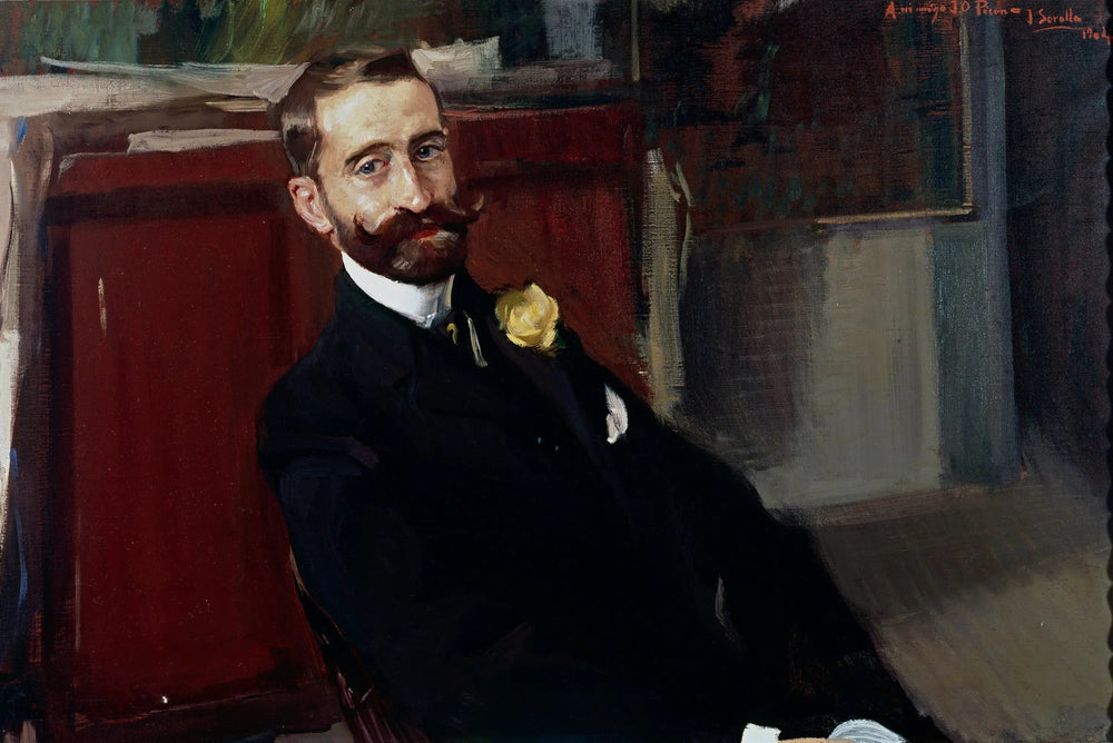 Retrato de Jacinto Felipe Picón y Pardiñas - Joaquín Sorolla image 1 reproduction artisanale de tableau