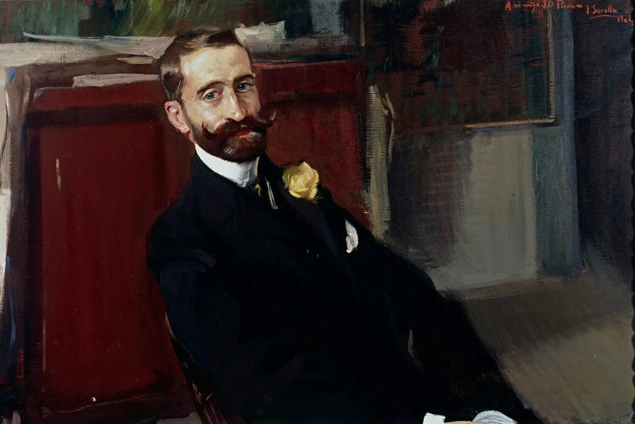 Retrato de Jacinto Felipe Picón y Pardiñas - Joaquín Sorolla