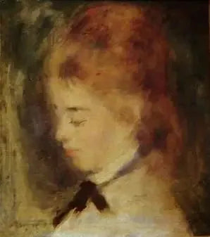 Retrato de mujer - Pierre-Auguste Renoir