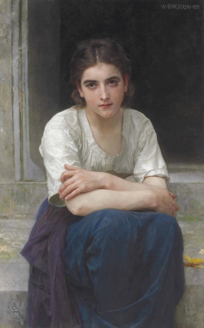 Rêverie sur le Seuil - Bouguereau