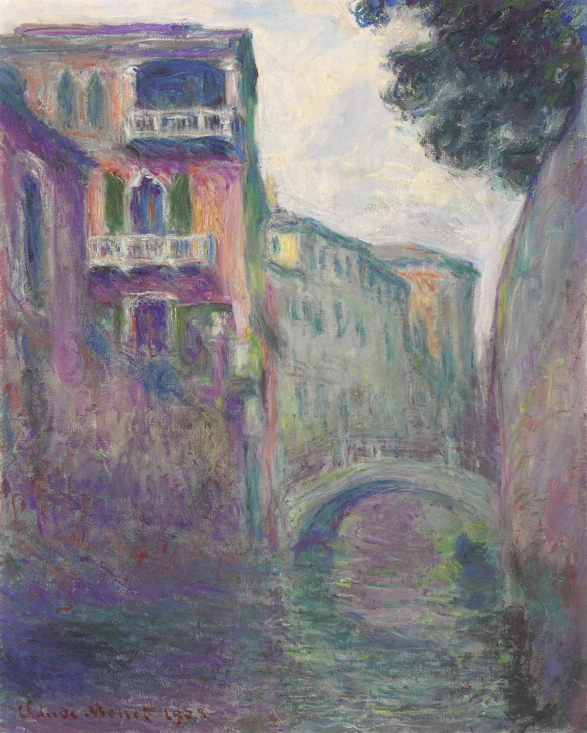 Le Rio de la Salute de Claude Monet, 1908 – collection privée, vente Christie’s 2017, Wildenstein 1761