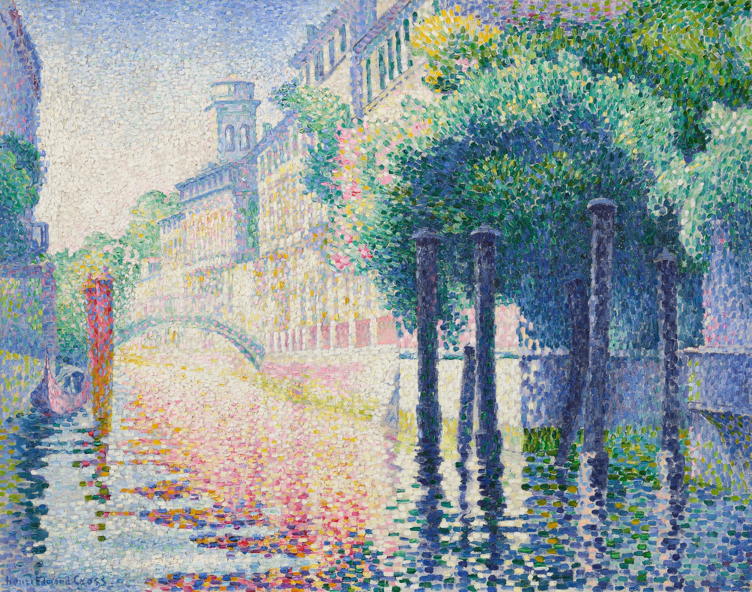 Rio San Trovaso, Venise - Henri-Edmond Cross