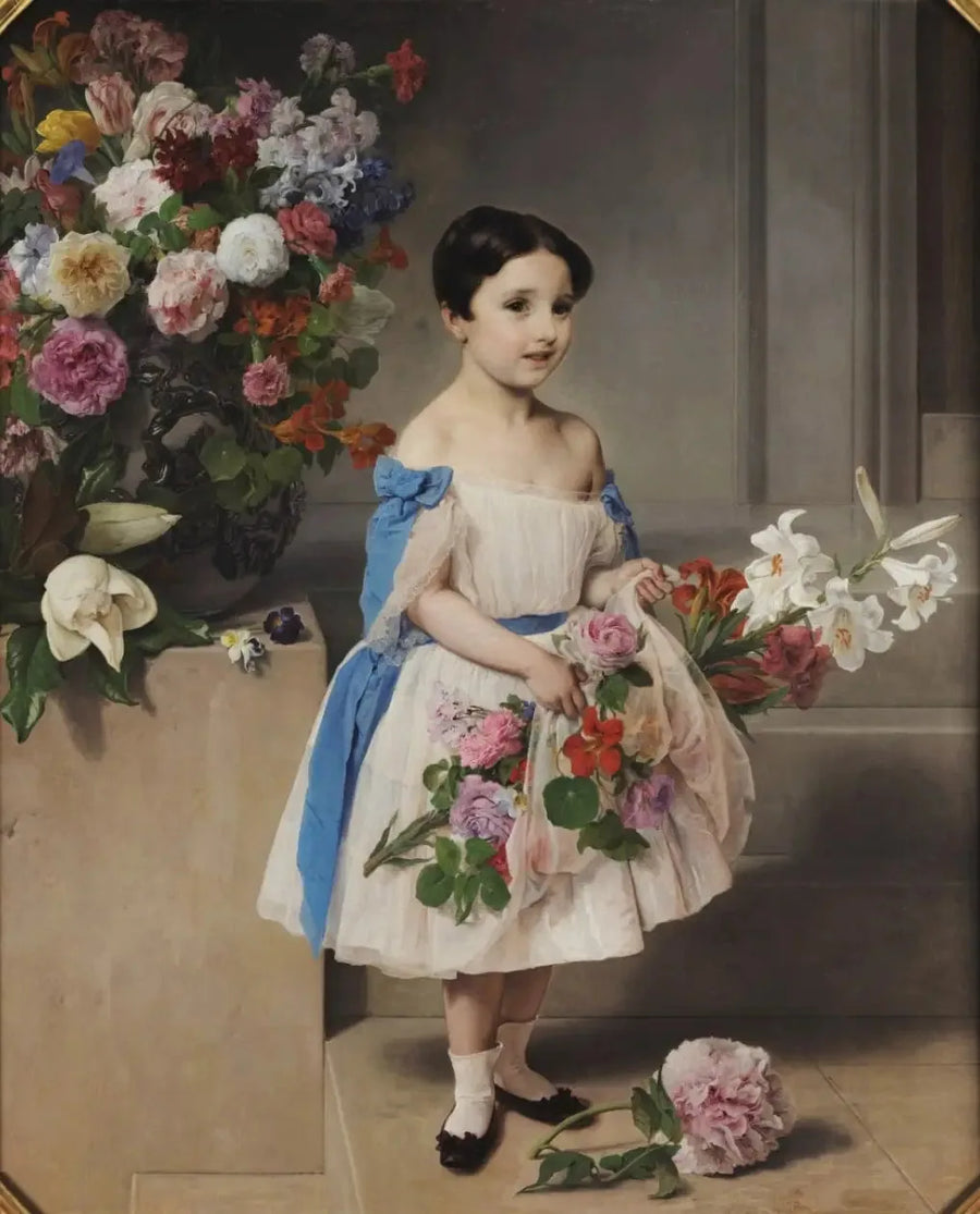 Ritratto della contessina Antonietta Negroni Prati Morosini petite - Francesco Hayez