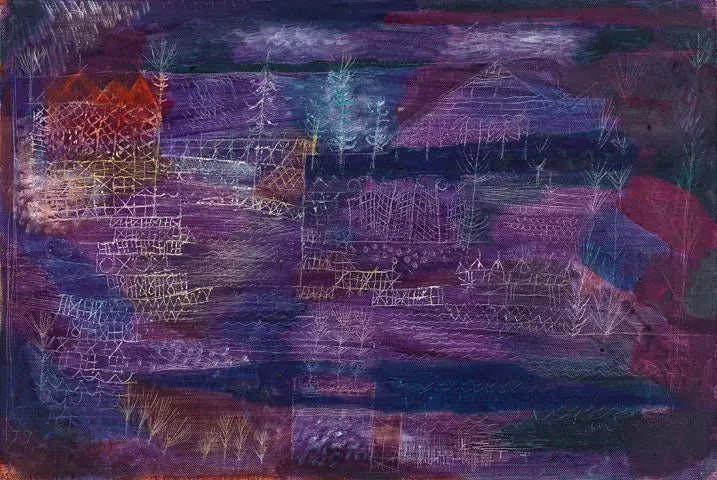 River Construction Landscape - Paul Klee