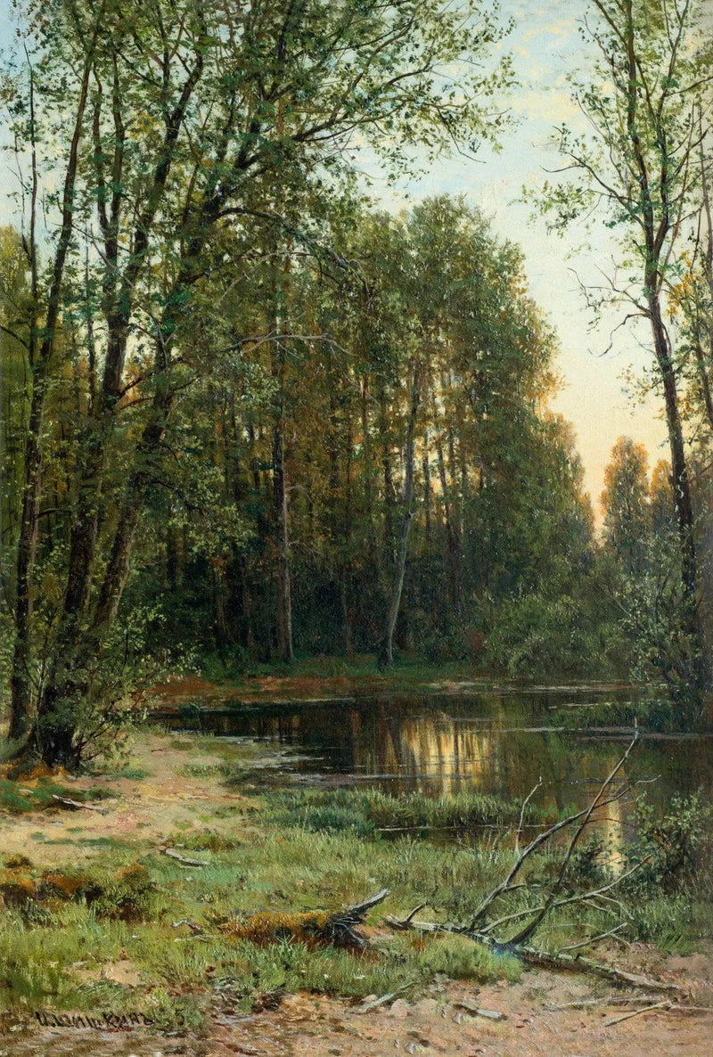 Rivière dans la forêt - Ivan Chichkine
