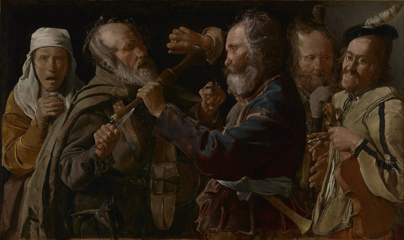 Rixe de musiciens - Georges de La Tour