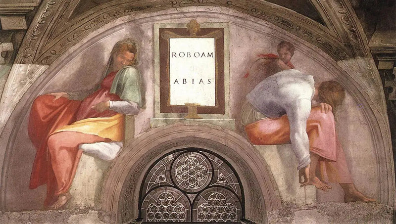 Roboam et Abia - Michel-Ange