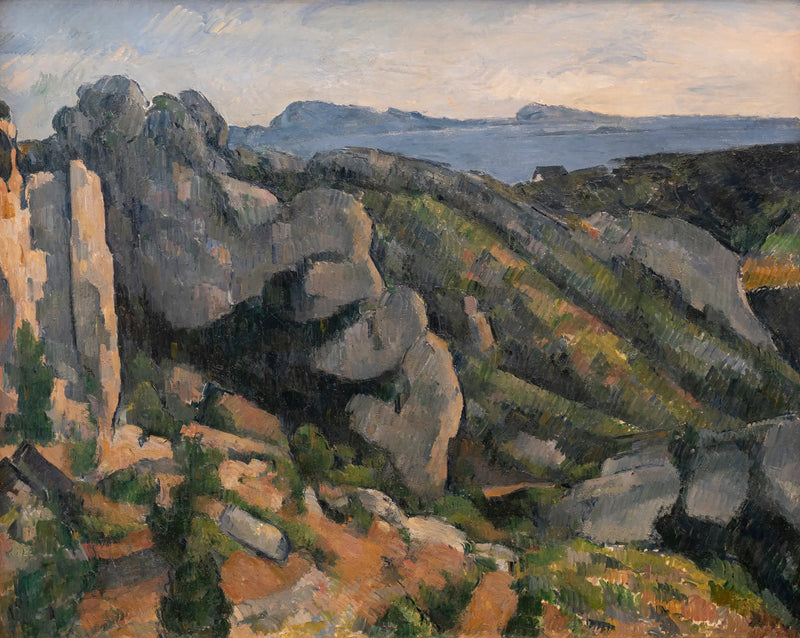 Rochers à l'Estaque - Paul Cézanne