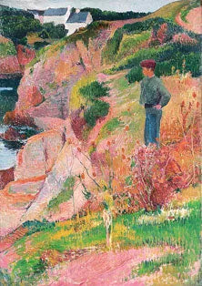 Rochers au bord de l'Aven - Henry Moret