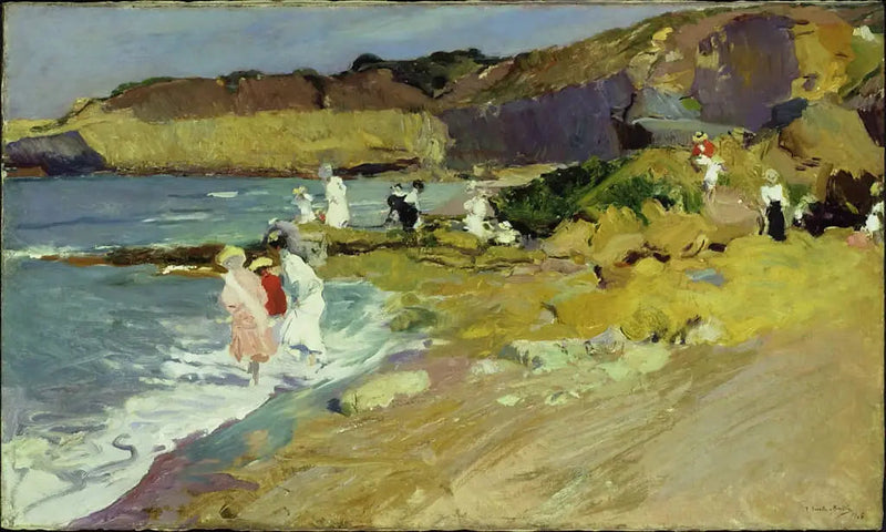 Rochers du phare, Biarritz - Joaquín Sorolla