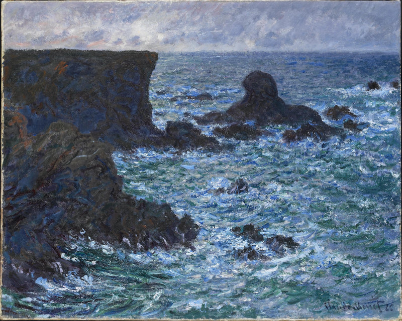 Rochers à Port-Coton, le Rocher du Lion W1091 – Claude Monet