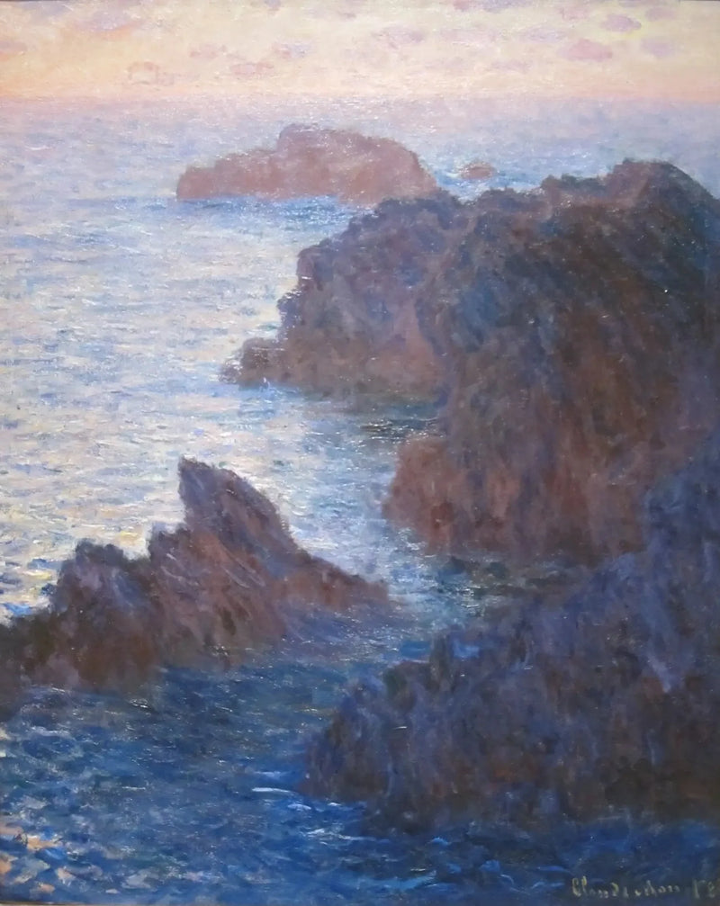 Roches à Belle-Île, Port-Domois - Claude Monet