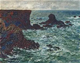 Roches à Port-Coton, le Lion Rock, Belle Ile - Claude Monet