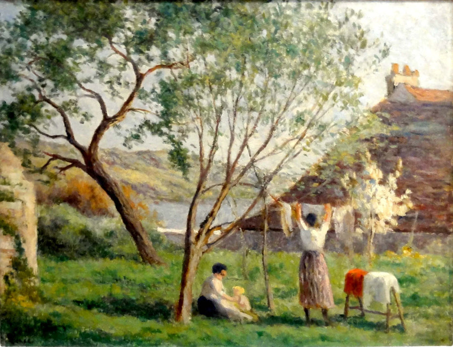 Rolleboise, le jardin du printemps - Maximilien Luce