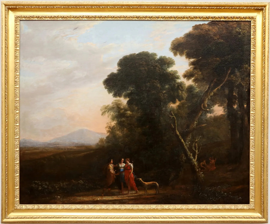 Roman Ideal Landscape with Cephalus, Procris, and Diana - Claude Lorrain
