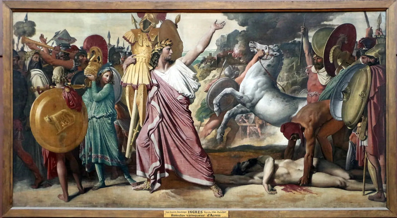 Romulus, vainqueur d'Acron - Jean-Auguste-Dominique Ingres
