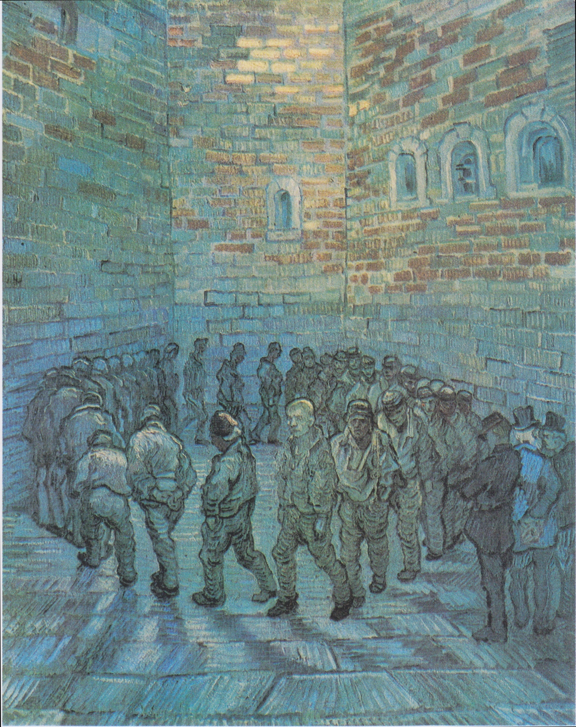 La Ronde des prisonniers de Vincent van Gogh d’après Gustave Doré, musée Pouchkine