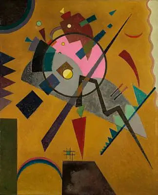 Rose avec Gris - Vassily Kandinsky
