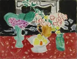 Roses de Noël et saxifrage - Henri Matisse
