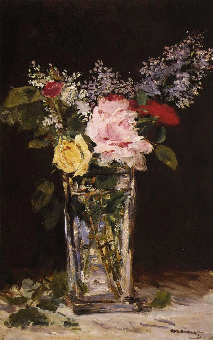 Roses et lilas - Édouard Manet