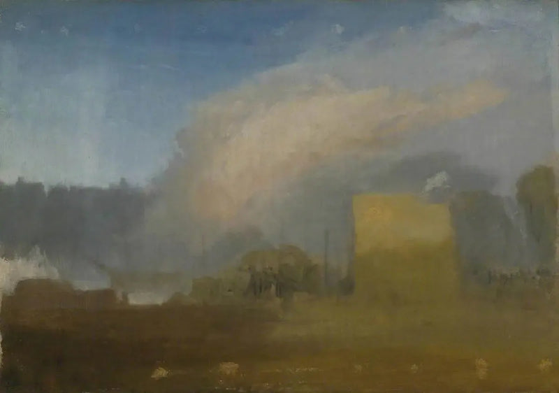 Rouen: The Left Bank, with  Shipping Beyond - J. M. W. Turner