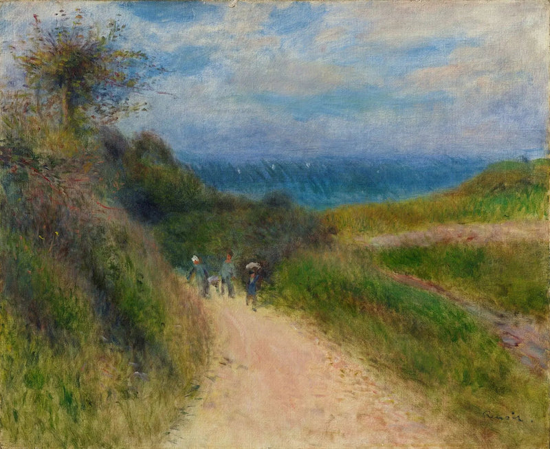 Route de Berneval - Pierre-Auguste Renoir