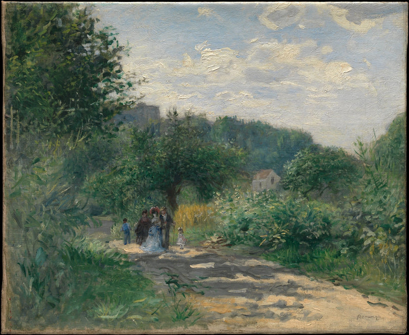 Une route à Louveciennes – Pierre-Auguste Renoir