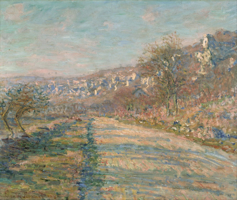 La Route de La Roche-Guyon W582 – Claude Monet