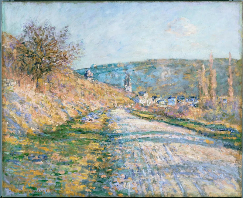 La Route de Vétheuil W581 – Claude Monet