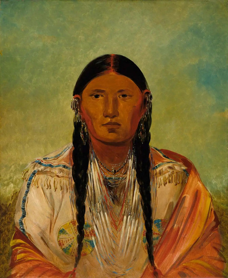 Ru-ton-wee-me, Pigeon sur l'aile - George Catlin