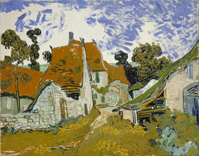 Rue à Auvers-sur-Oise – Vincent van Gogh