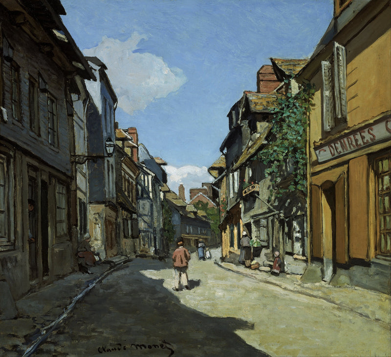 Rue de la Bavole, Honfleur W33 – Claude Monet