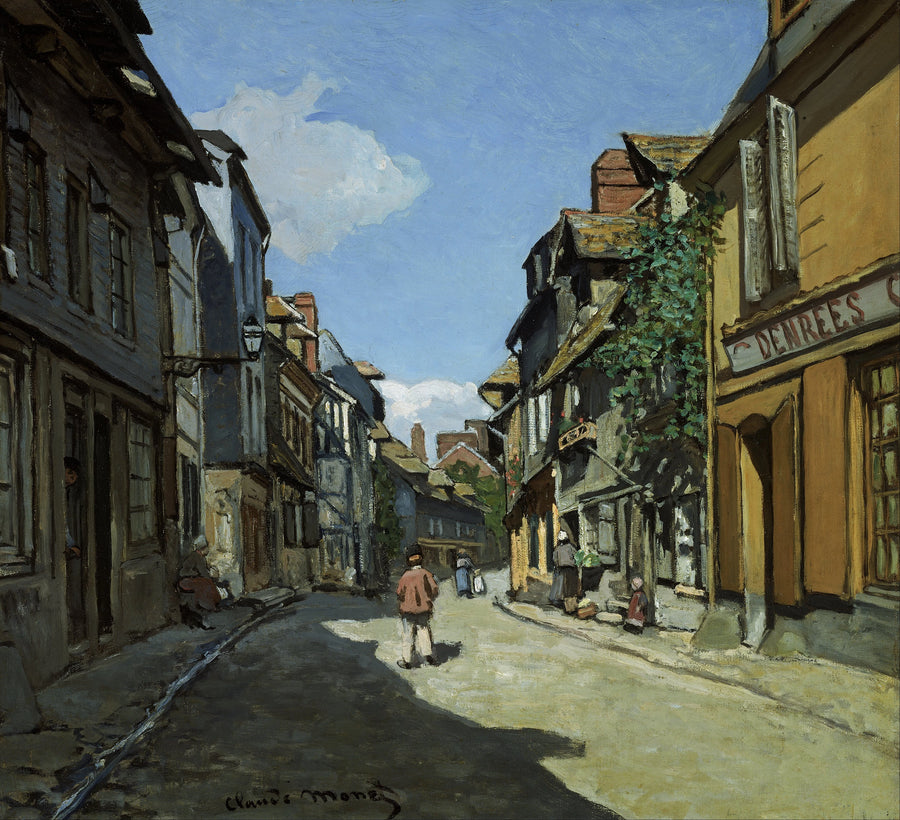 Rue de la Bavole, Honfleur W33 – Claude Monet