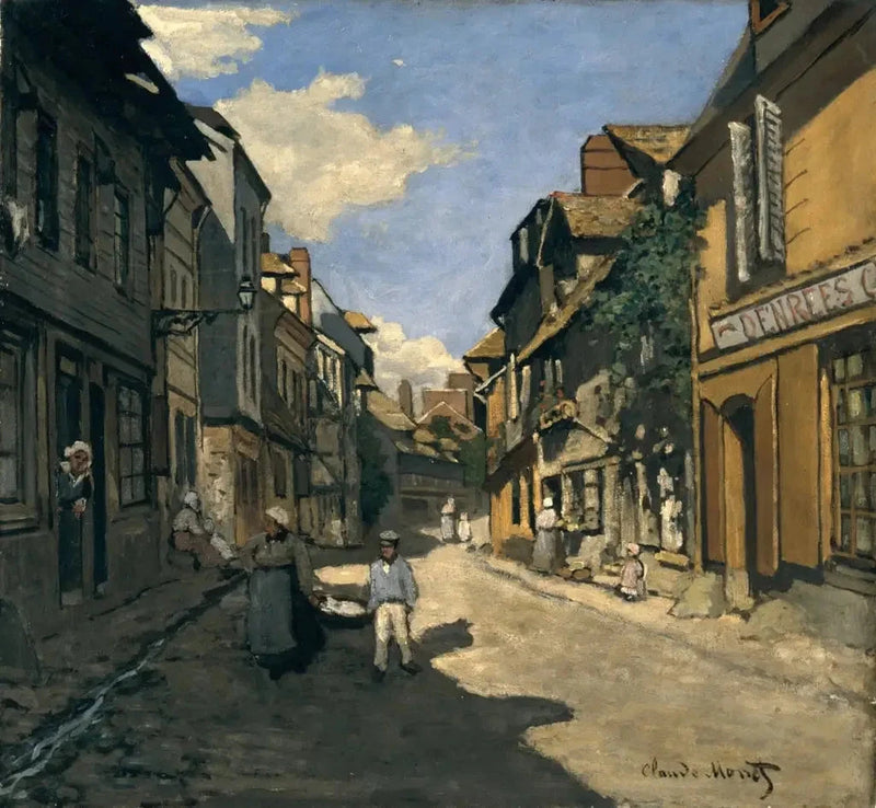 La Rue de la Bavolle à Honfleur W34 – Claude Monet