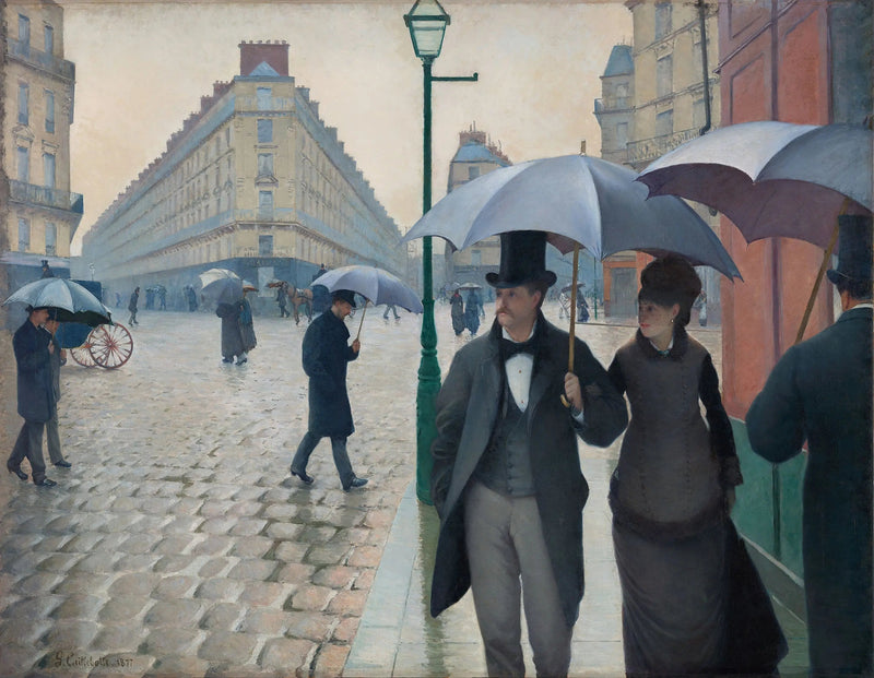 Rue de Paris, temps de pluie - Gustave Caillebotte