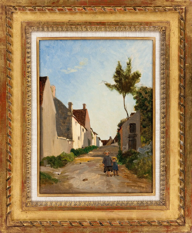 Rue du village, Chailly - Frédéric Bazille