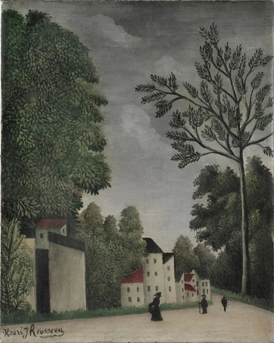 Rue du Village - Henri Rousseau
