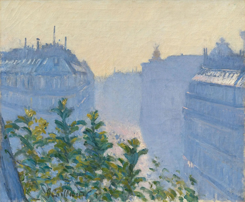Rue Halévy, vue depuis un balcon - Gustave Caillebotte