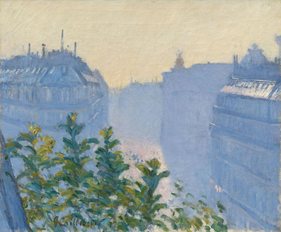 Rue Halévy, vue depuis un balcon - Gustave Caillebotte