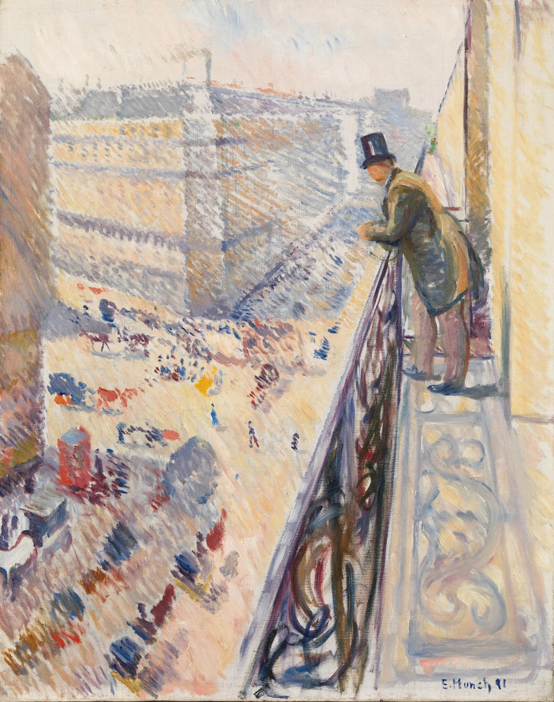 rue Lafayette - Edvard Munch