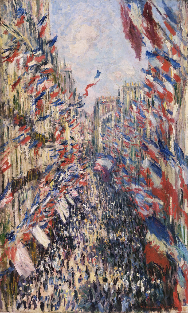 La Rue Montorgueil, fête du 30 juin 1878 W469 – Claude Monet