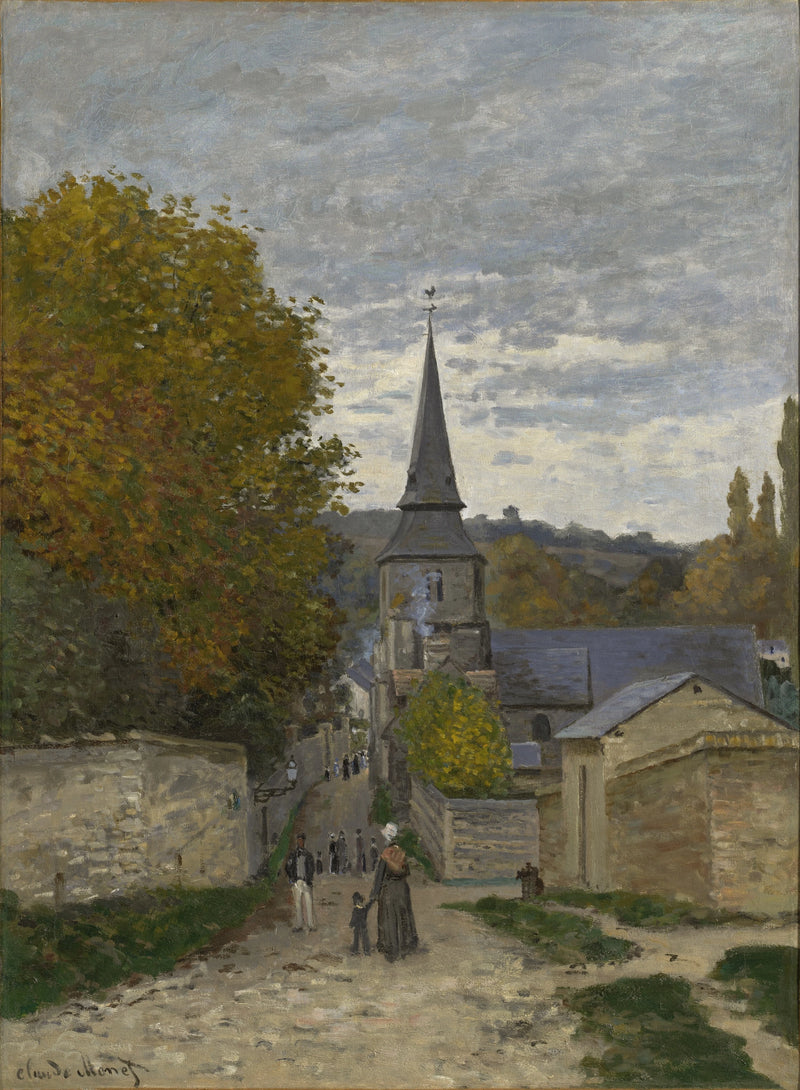 Rue à Sainte-Adresse W98 – Claude Monet