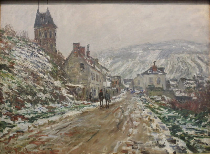Rue de village à Vétheuil W510 – Claude Monet