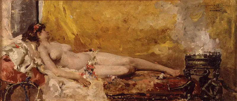 Ruhende Bacchantin - Joaquín Sorolla