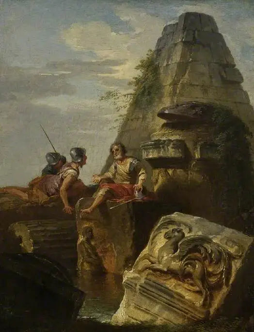 Ruines avec figures - Giovanni Paolo Panini