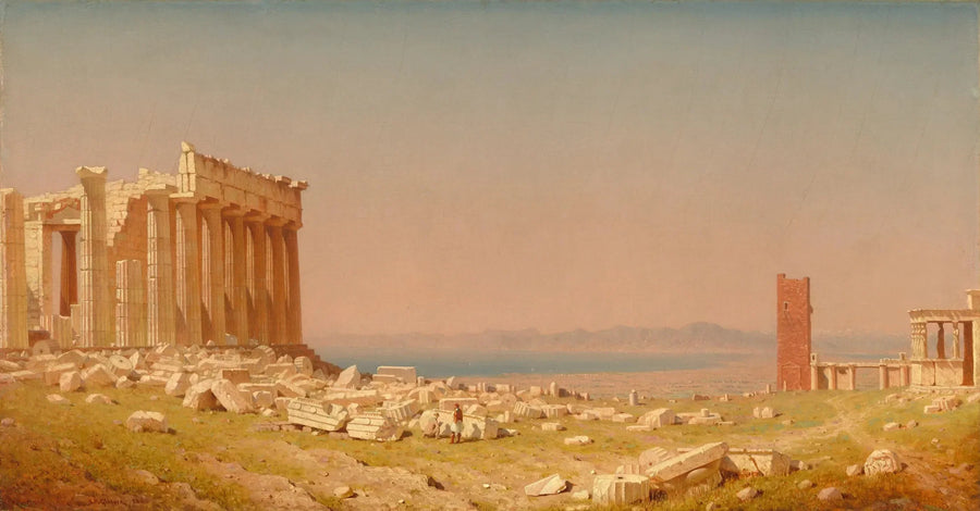 Ruines du Parthénon - Sanford Robinson Gifford
