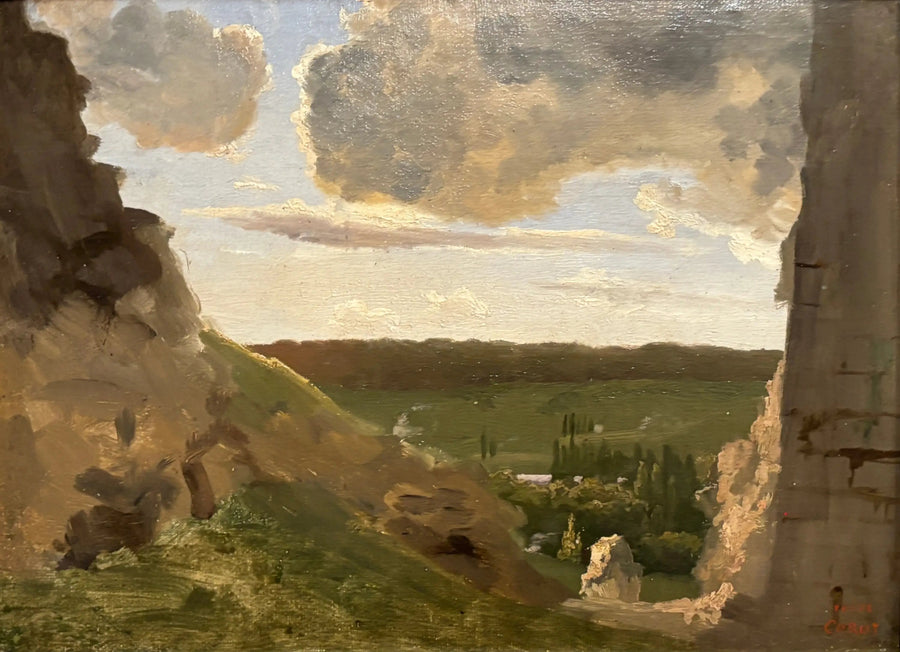 Ruines médiévales - Jean-Baptiste Camille Corot