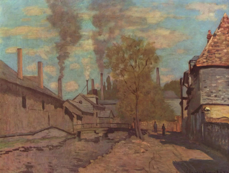 Le Ruisseau de Robec W206 – Claude Monet