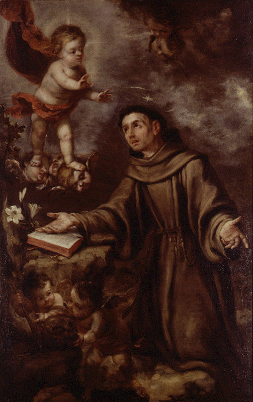 S. Antonius de Padoue et l'Enfant JésusSan Antonio de Padua y el Niño Jesús - Juan de Valdés Leal